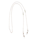 Fashion Pearl Copper Eyeglasses Neck Cord Sunglasses Spectacles Chain Holder