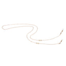 Fashion Pearl Copper Eyeglasses Neck Cord Sunglasses Spectacles Chain Holder