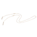 Fashion Pearl Copper Eyeglasses Neck Cord Sunglasses Spectacles Chain Holder