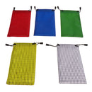 5pcs Women Men Sunglasses Glasses Eyeglass Pouch Storage Cloth Case Protective Holder Bag With Drawstring