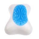 Memory Foam Cooling Neck Massage Pillow Bone Shaped Relax Rest Pads Headrest for Car Driving