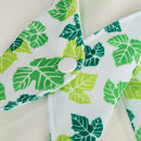4 Pieces 10" Reusable Washable Menstrual Pads Cotton Sanitary Panty Cloth Liner With Bag