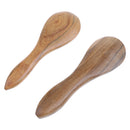 2pcs Natural Sandalwood Guasha Spoon Shape Full Body Massage Board Trigger Point Scraping Tools