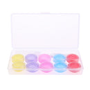 5pcs Contact Lens Case Travel Rigid Container Holder Tweezer Insert Remover