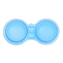 5pcs Contact Lens Case Travel Rigid Container Holder Tweezer Insert Remover