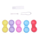 5pcs Contact Lens Case Travel Rigid Container Holder Tweezer Insert Remover