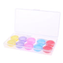 5pcs Contact Lens Case Travel Rigid Container Holder Tweezer Insert Remover