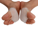 2 Pairs Silicone Gel Forefoot Insoles Support Ball Of Foot Cushions Half Toe Sleeve Pads for Women High Heels