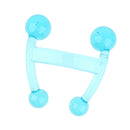 4 Knobs Hand Held MassageTool Reflexology Acupressure Massager for Trigger Point Treatment