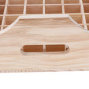42 Slots Essential Oil Holder Display Wooden Storage Tray Organizer Case Holds 42 Bottles for 20/15/10/5ml