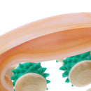 Trigger Point Massage Roller with 16 Spiky Wheels for Back Shoulder Leg Hip