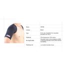Adults Double Shoulder Support Brace Sports Shoulder Guards Strap Band Black Great for Shoulder Pain, Joint Weakness, Joint Instability