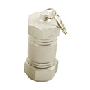 Airtight Waterproof Tablet Vitamin Pill Box Case Holder Container Capsule Keychain Key Fob Organizer for Outdoor Travel Hiking Camping Fishing