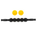 Spiky Trigger Point Deep Tissue Massage Stick Tool +2 Pieces Massager Balls