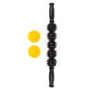 Spiky Trigger Point Deep Tissue Massage Stick Tool +2 Pieces Massager Balls