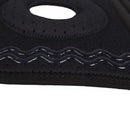 Black Knee Brace Open Patella Stabilizer Support Belt Strap with Spring Bars for for Meniscus Tear Arthritis Joint Pain
