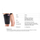 Thigh Brace Hamstring Wrap Compression Sleeve Support for Pulled Hamstring Muscle Sprains Strains Quadriceps Tendinitis