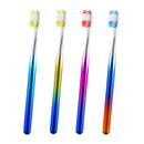 12 Pieces Adults Full Head Hard Bristles Manual Toothbrush with Polishing Long Handle for Oral Care