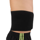 Men Women Waist Belt Trainer Sweat Enhancer Wrap Muscle Back Support Black