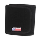 Men Women Waist Belt Trainer Sweat Enhancer Wrap Muscle Back Support Black