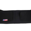 Men Women Waist Belt Trainer Sweat Enhancer Wrap Muscle Back Support Black
