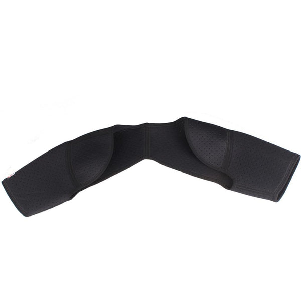 Neoprene Double Shoulder Protector Brace Support Strap Wrap Belt Band Black