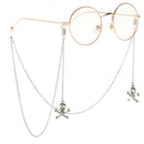 Anti-Slip Eyeglasses Chains Landyard Metal Eyewear Neck Cord Strap Holder Fit for Women's Daily Decorations
