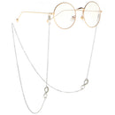 Anti-Slip Eyeglasses Chains Eyewear Neck Cord Metal Spectacles Strap Holder 70 cm for Daily Decorations