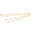 Eyeglasses Retainer- Sunglasses Holder Chain Straps Eyewear Lanyard Neck Cord with Rubber Loops