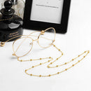 Eyeglasses Retainer- Sunglasses Holder Chain Straps Eyewear Lanyard Neck Cord with Rubber Loops