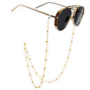Eyeglasses Retainer- Sunglasses Holder Chain Straps Eyewear Lanyard Neck Cord with Rubber Loops