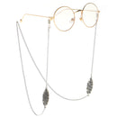 Silver Eyeglasses Sunglasses Holder Retainer Cord Necklace Chain String