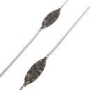 Silver Eyeglasses Sunglasses Holder Retainer Cord Necklace Chain String