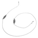 Silver Eyeglasses Sunglasses Holder Retainer Cord Necklace Chain String