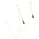 Eyeglasses Sunglasses Holder Retainer Cord Necklace Lanyard Chain Gold