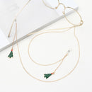 Eyeglasses Sunglasses Holder Retainer Cord Necklace Lanyard Chain Gold