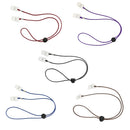 5pcs Adjustable Napkin Clips Straps Lanyards Bib Holders Neck Chains Elderly Adults Strings