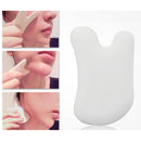 Ceramic Facial Gua Sha Scraper Scraping Board Manual Self Massage Tool for Full Body
