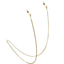 Gold Eyeglasses Sunglasses Holder Glasses Retainer Cord Chain String