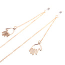 Palm Shaped Eyeglasses Sunglasses Holder Retainer Cord Chain String