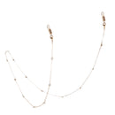 Fashion Gold Metal Eyeglass Neck Cord Beaded Reading Glasses necklace Sunglasses Chains Straps Eyewear Holder