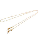 Simple Pearl Glasses Chains Eyeglasses Rope Eyewear Neck Cord Strap String 70cm Suit for All Kinds of Glasses and Clothing