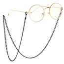 70 cm Metal Eyeglasses Chains Rope Spectacles Cord Holder Retainer Strap Black for Women, Lady, Girls