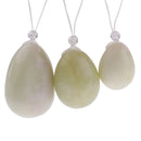 3pcs Traditional Jade Stone Hand Palm Massage Trigger Point Balls Stones Set