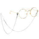 Stainless Steel Eyeglass Sunglasses Holder Cord Glasses Chain Silver 60cm