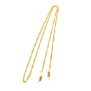 Stainless Steel Eyeglass Sunglasses Holder Cord Glasses Chain Gold