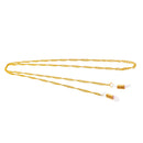 Stainless Steel Eyeglass Sunglasses Holder Cord Glasses Chain Gold
