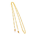 Stainless Steel Eyeglass Sunglasses Holder Cord Glasses Chain Gold
