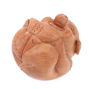 2x Handmade Peach Wood Chinese Health Exercise Balls Point massages Pain Relieve