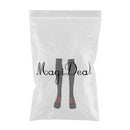 2pcs Elastic Men Compression Socks Travel Sports Leg Foot Support Sleeves Washable for Daily Use